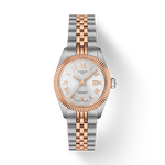 Vue de face de la montre Tissot Ballade 30mm avec ombre