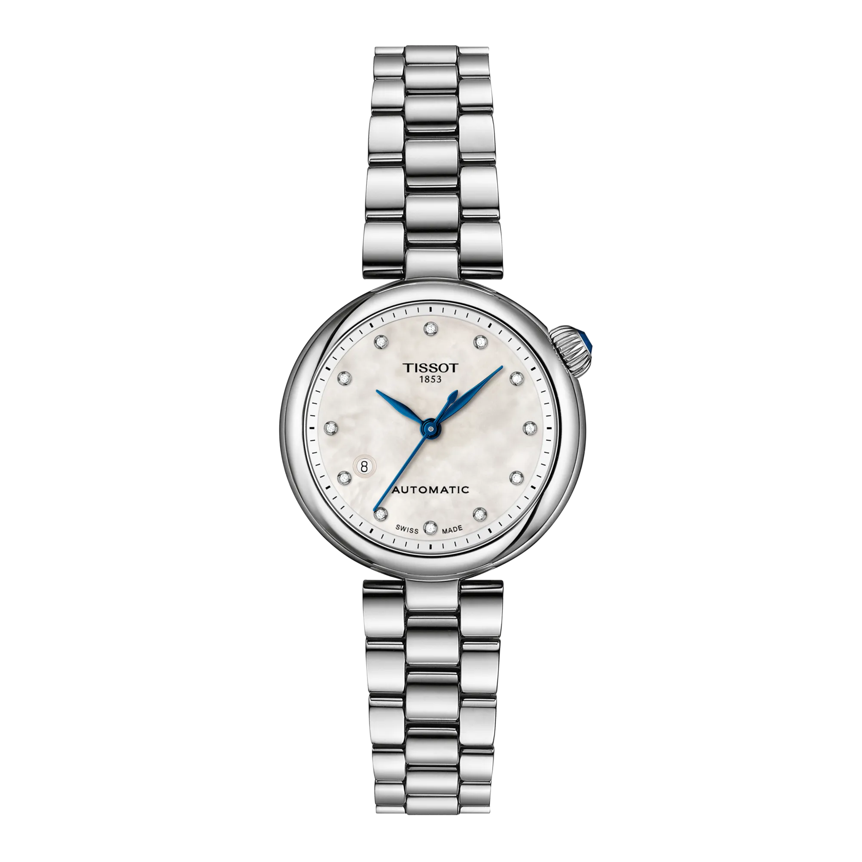 Front view of the watch Tissot D&eacute;sir 28mm