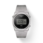 Front view of the watch Tissot PRX Digital 40mm with shadow