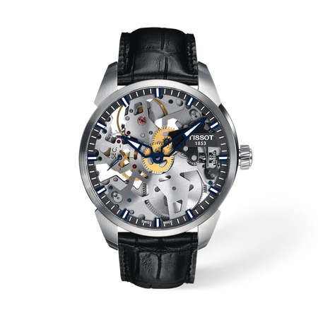 vista frontale dellorologio {0} con ombra