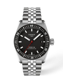 Front view of the watch 天梭PRS516系列38mm with shadow