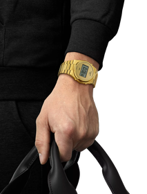 Simulation of the watch Tissot PRX Digital on a wrist