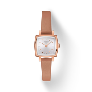 Front view of the watch Tissot Lovely Summer set with shadow