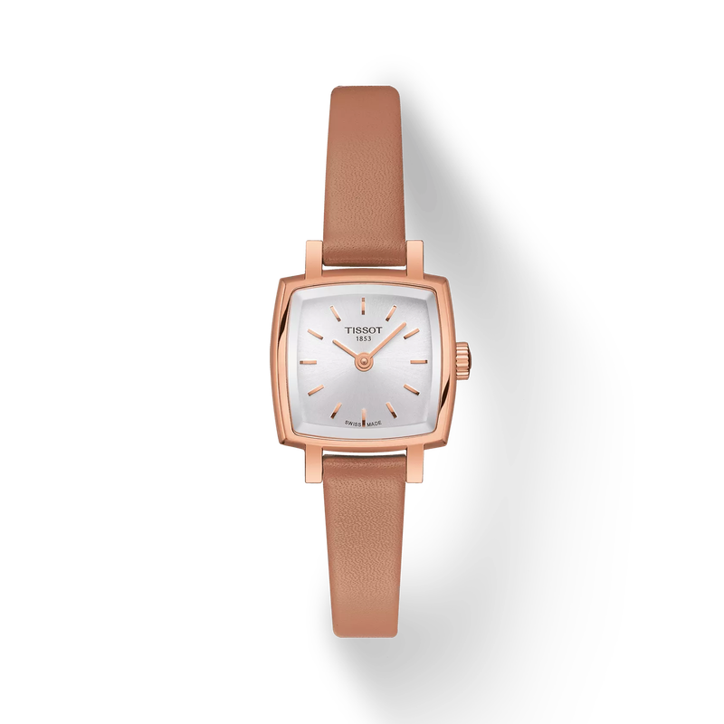 vista frontale dellorologio {0} con ombra