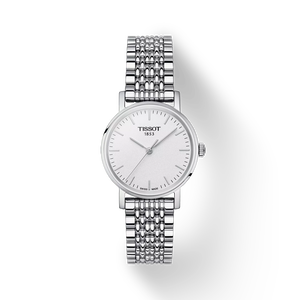 Front view of the watch 天梭Everytime系列30mm with shadow