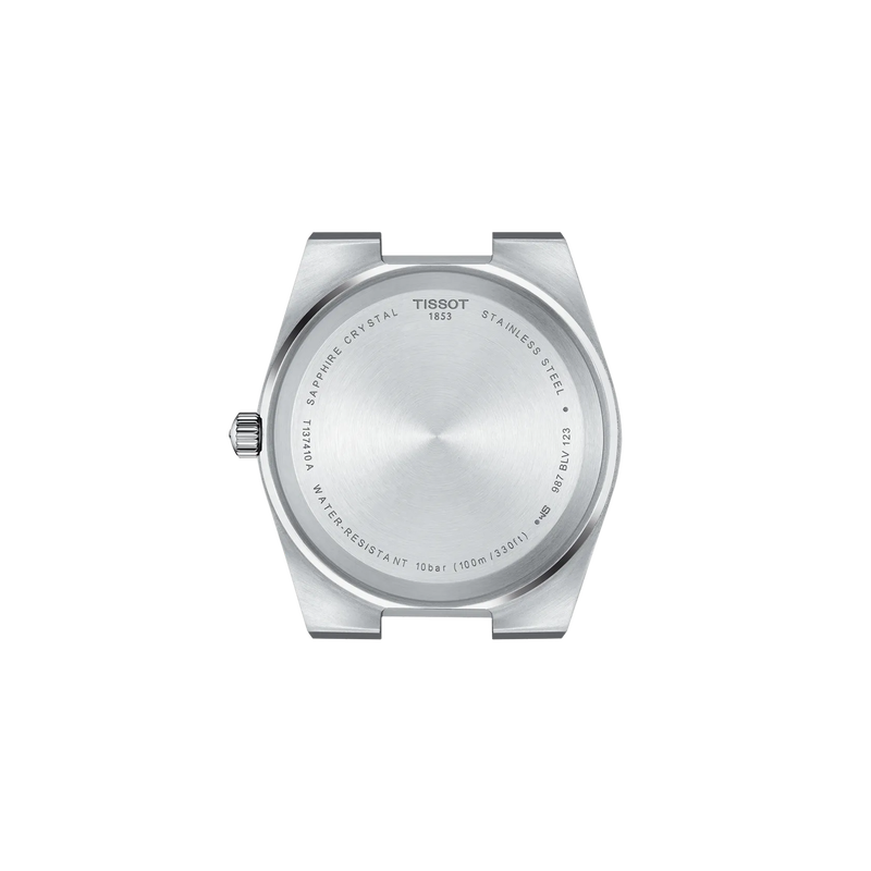 Back view of the watch case Tissot PRX 40mm