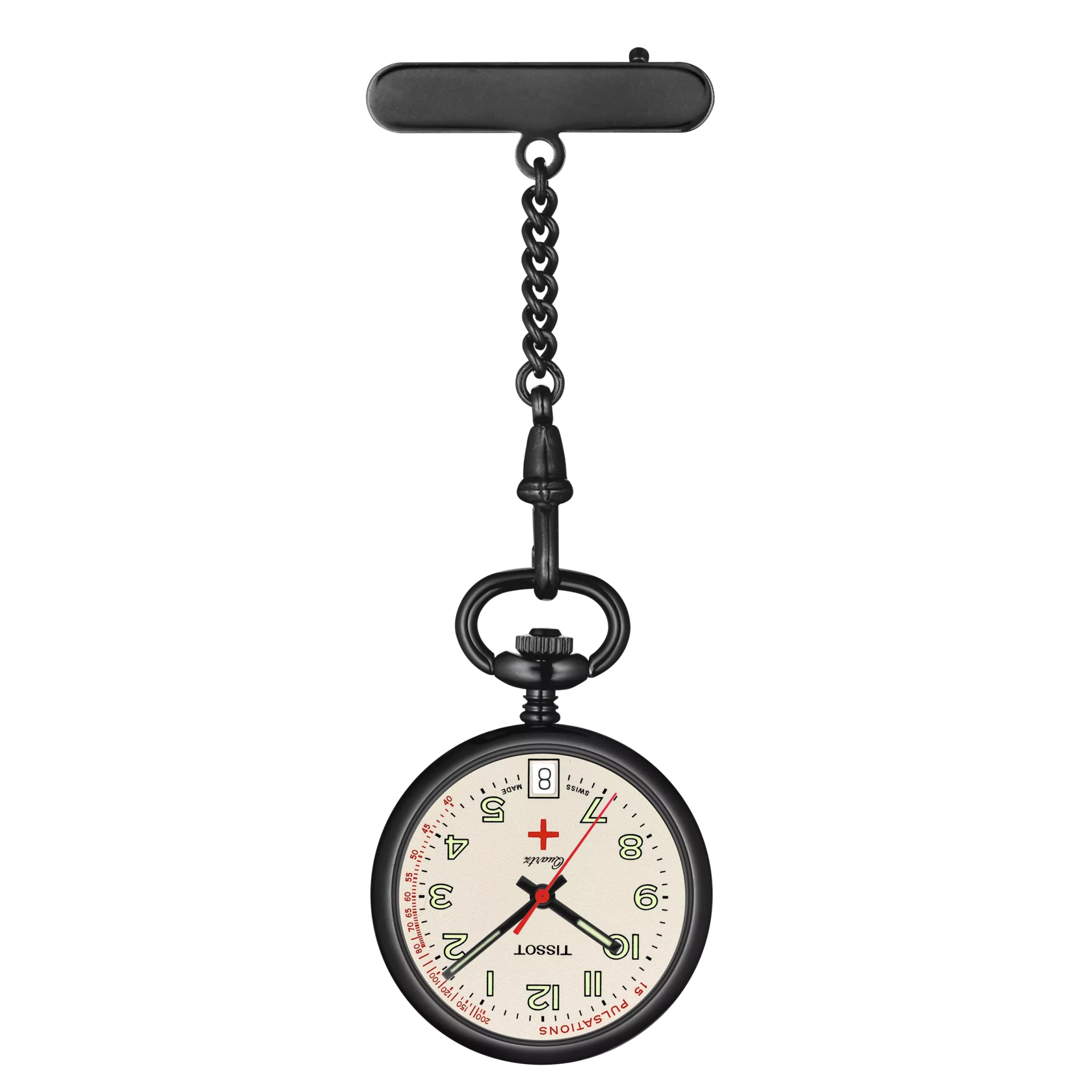 Front view of the watch Tissot Infirmières