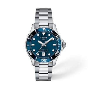 TISSOT シースター 1000 36mm の正面図・影あり