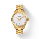 Front view of the watch Tissot PR 100 Lady with shadow