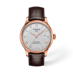 Front view of the watch Tissot Le Locle 39.3mm with shadow