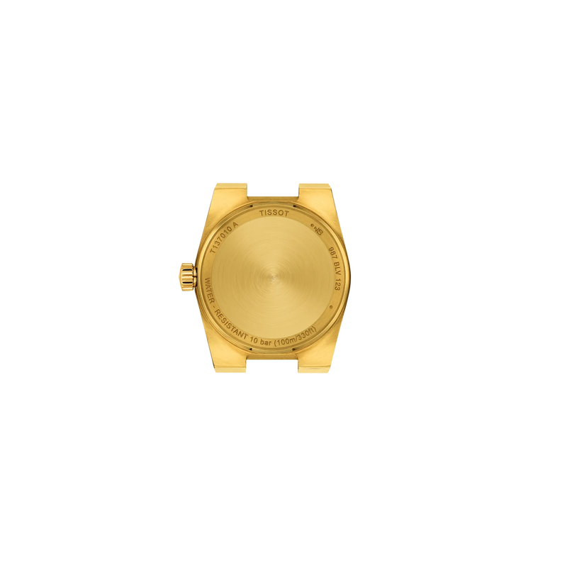 Back view of the watch case Tissot PRX 25mm