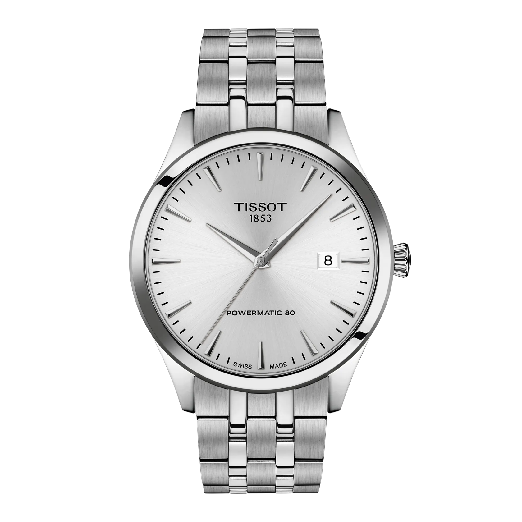 Front view of the watch Tissot Classic Dream 40mm