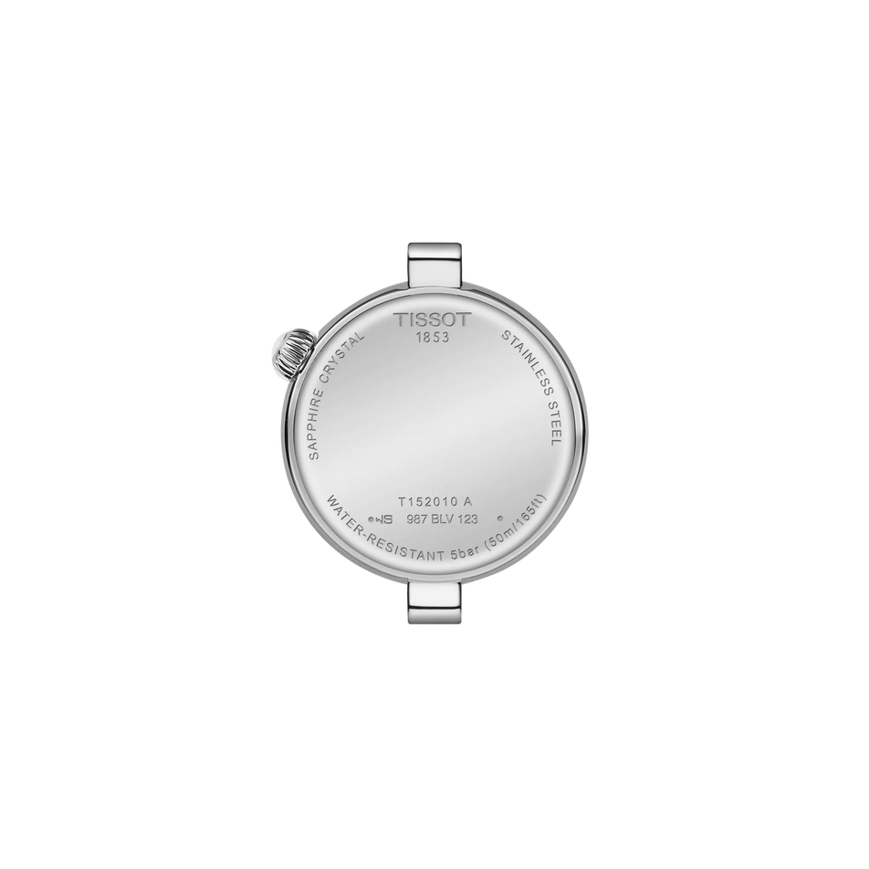 Rückansicht des Gehäuses der Uhr Tissot Desir 28mm
