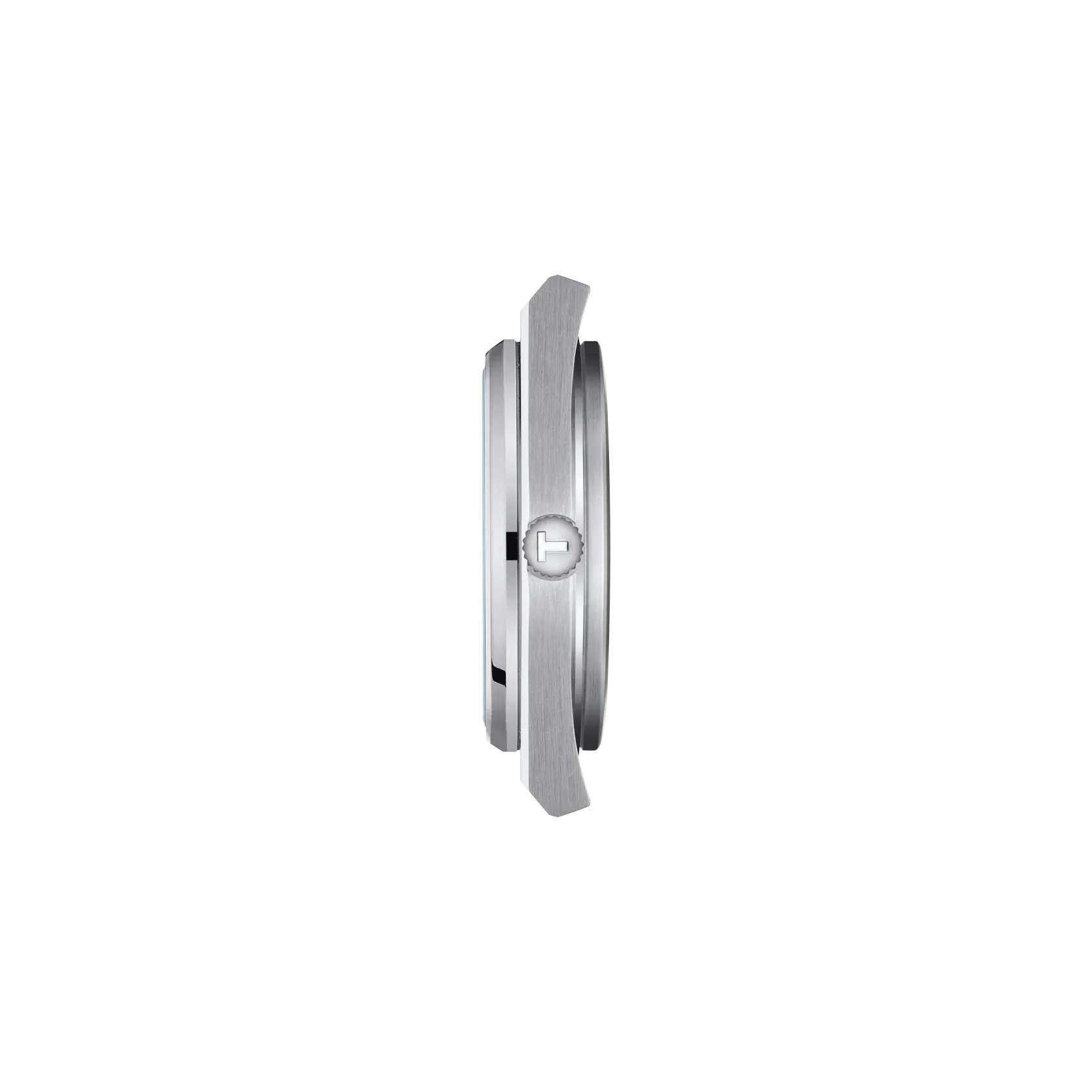 Profile view of the watch case Tissot PRX 40mm