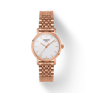 Front view of the watch 天梭Everytime系列30mm with shadow