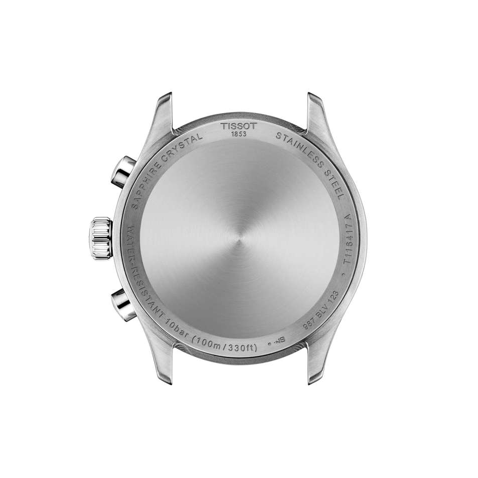 Rückansicht des Gehäuses der Uhr Tissot Chrono L 42mm