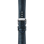 확대 티쏘 정품 블루 레더 스트랩 러그 21 mm