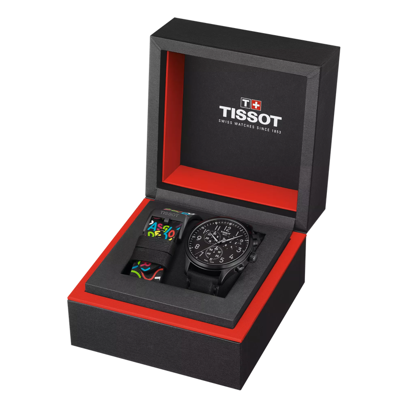 Presentation box of the watch Tissot Chrono XL Special Edition Roglic