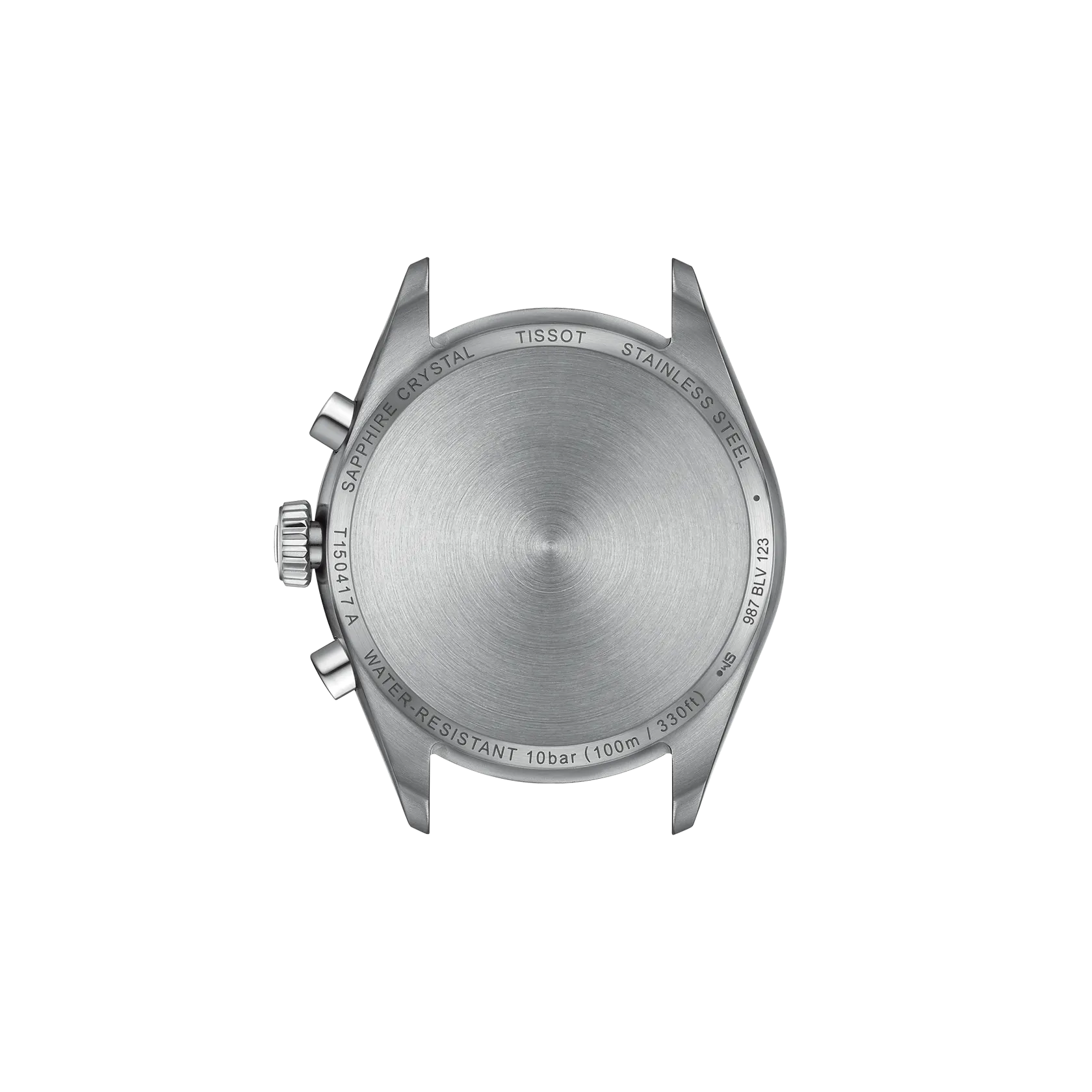 Back view of the watch case Tissot PR 100 40mm
