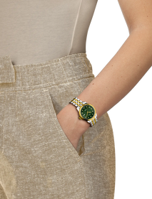 Simulation of the watch Tissot Le Locle 29mm on a wrist