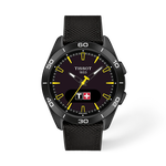 Front view of the watch Tissot T-Touch Connect Sport Jungfraubahn 43.75mm with shadow
