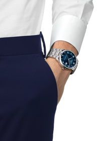 Simulation of the watch Tissot Luxury Powermatic 80 on a wrist