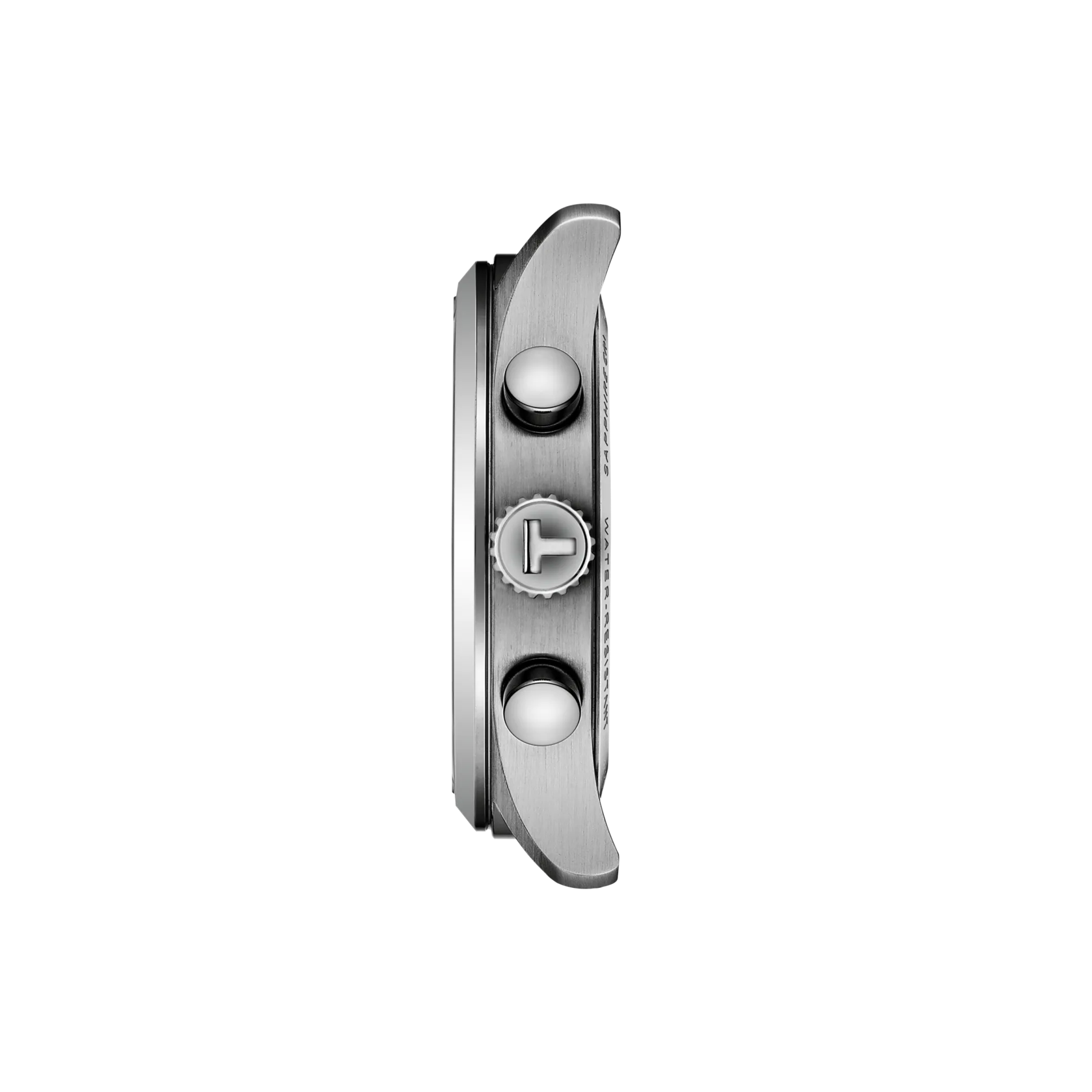 Profile view of the watch case Tissot Chrono L 42mm