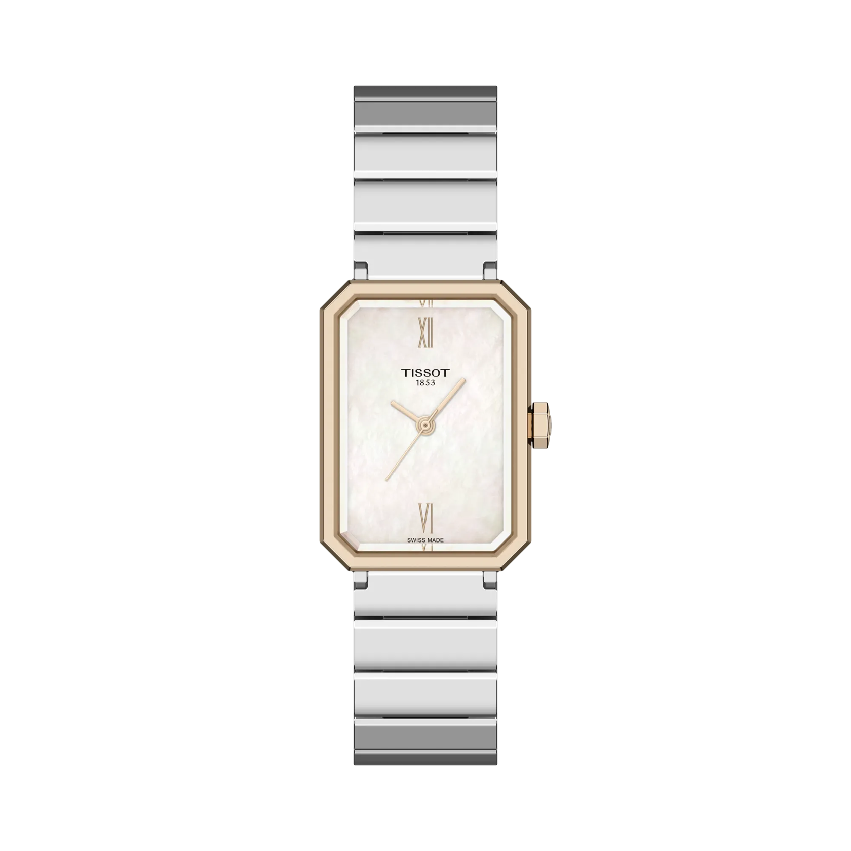 Front view of the watch Tissot SRV 30mm