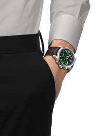 Simulaci&oacute;n del reloj Tissot Chrono L 42mm en una mu&ntilde;eca