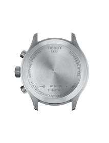 Vue arri&egrave;re du bo&icirc;tier de la montre Tissot Chrono XL Vintage 45mm