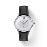 มุมมองด้านหน้าของนาฬิกา Tissot Bella Ora พร้อมเงา