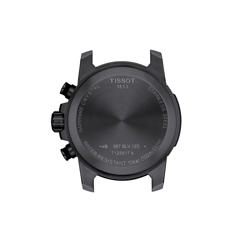 시계 케이스 뒷면 보기 티쏘 슈퍼스포츠 크로노