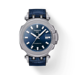 Front view of the watch Tissot T-Race Swissmatic with shadow