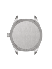 Back view of the watch case Tissot PRC 100 Solar 39mm