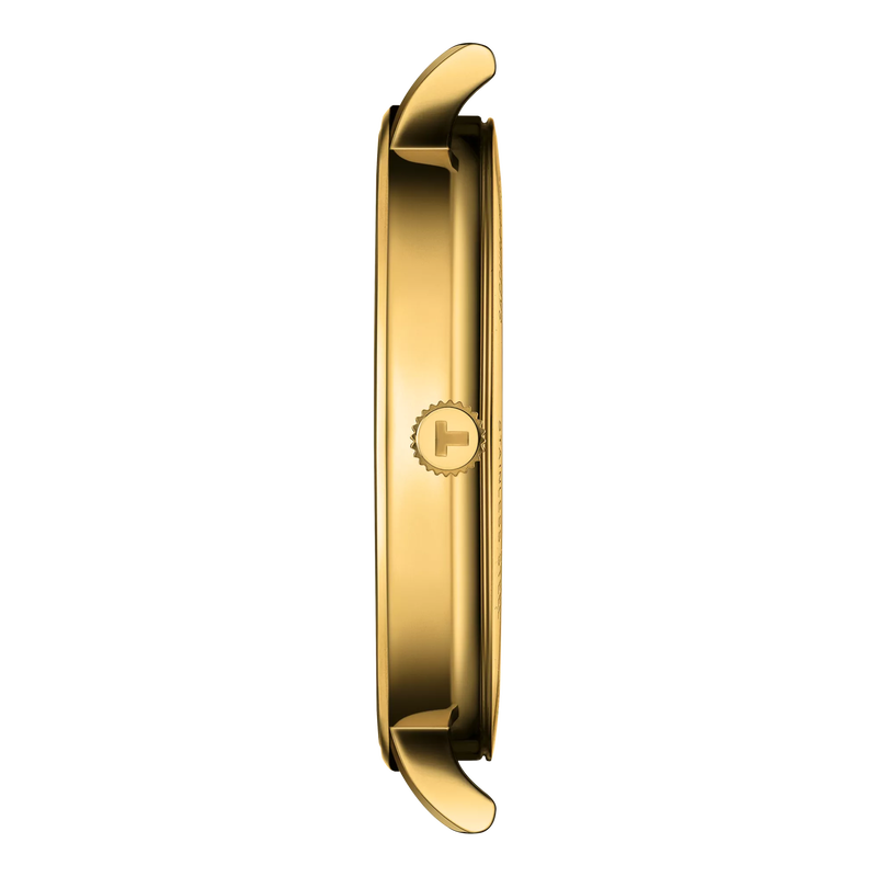 Profile view of the watch case Tissot Everytime 40mm
