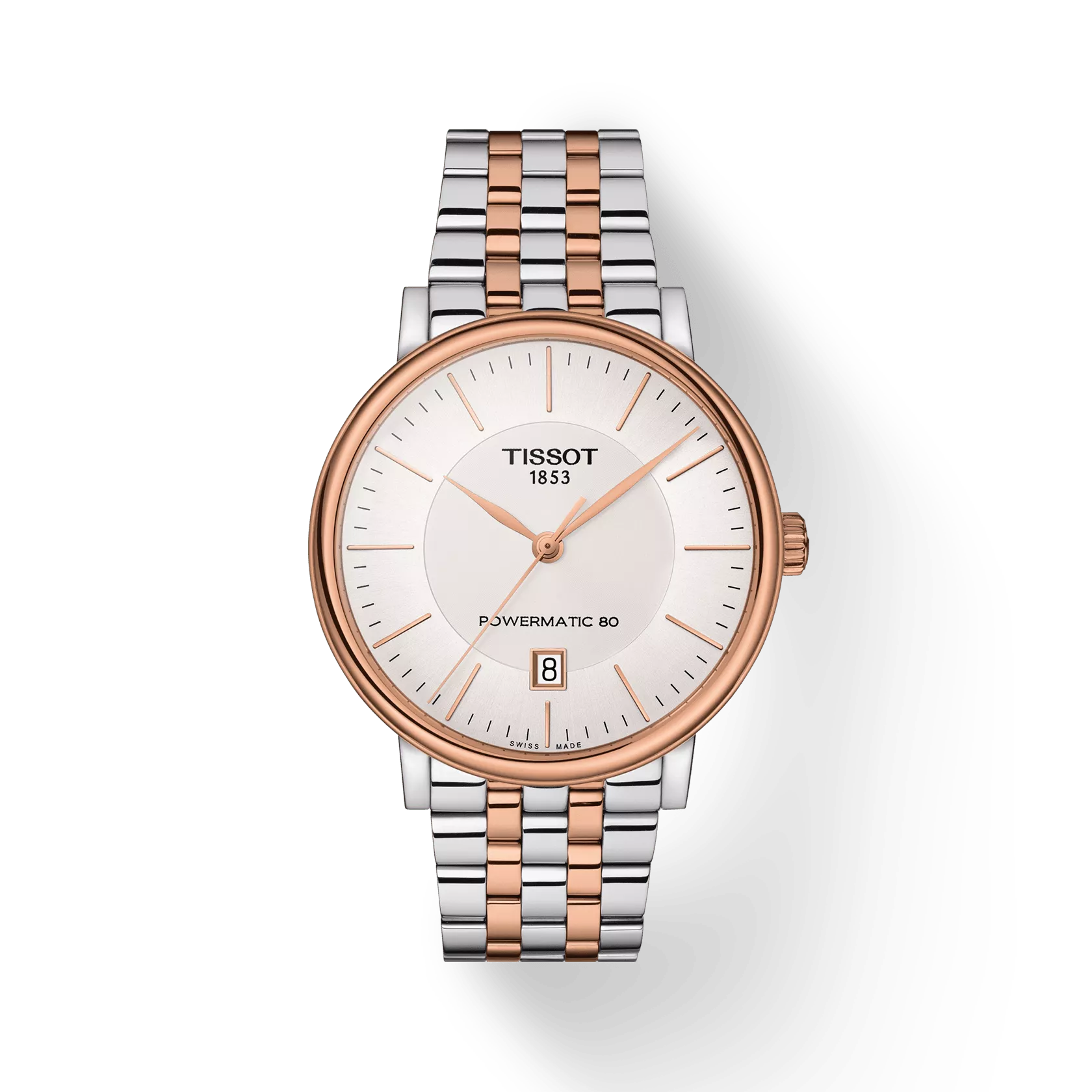 TISSOT ティソ Carson Powermatic 80 自動巻 シルバー T122.407.11 