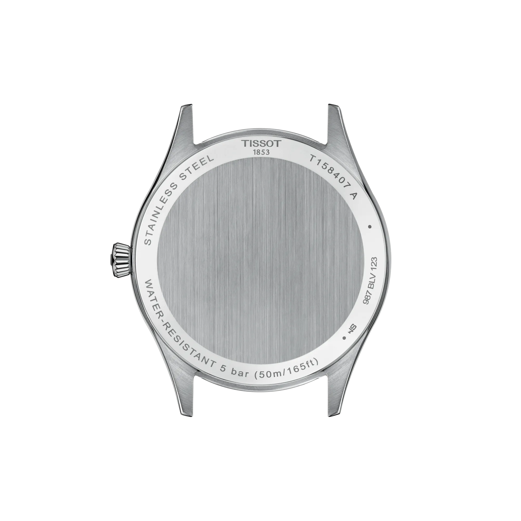 Back view of the watch case Tissot Classic Dream 40mm