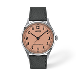 Front view of the watch Tissot Heritage 1938 39mm with shadow