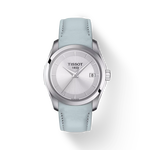 Front view of the watch Tissot Couturier Lady with shadow