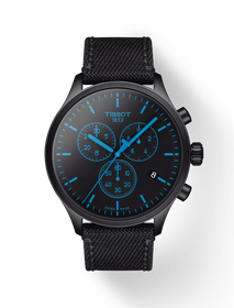 Front view of the watch Tissot Chrono XL with shadow
