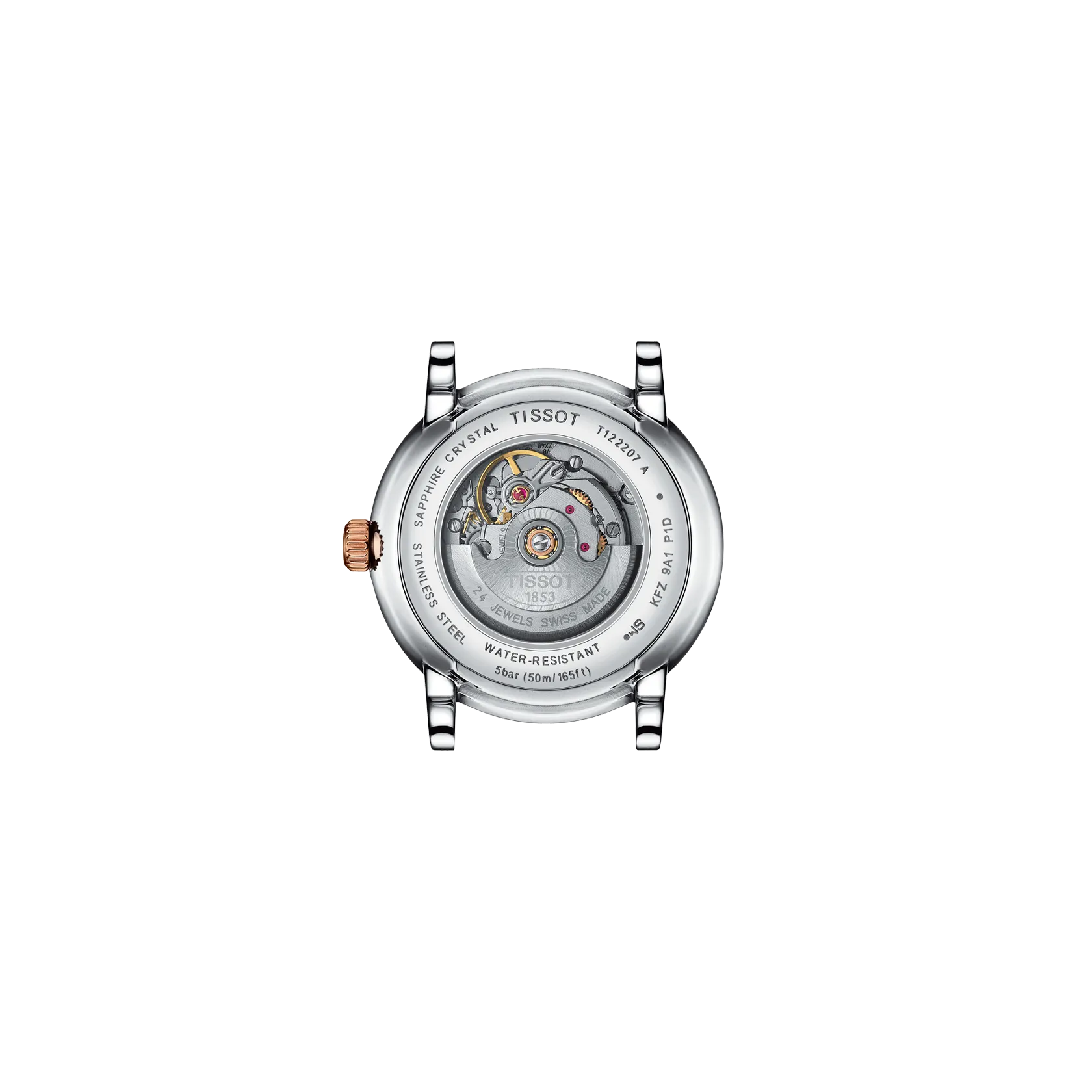 시계 케이스 뒷면 보기 티쏘 카슨 프리미엄 30mm