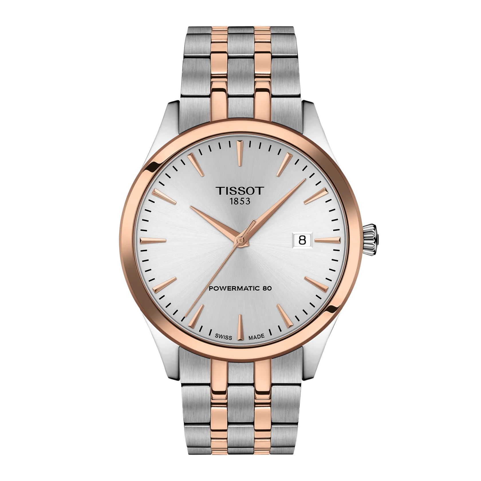 Front view of the watch Tissot Classic Dream 40mm