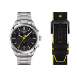 Front view of the watch Tissot PR 100 Tour de France 40mm with shadow