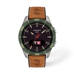 Vorderansicht der Uhr Tissot T-Touch Connect Sport ESAF 2025 43.75mm mit Schatten