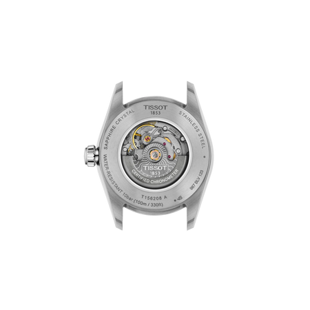 Vue arri&egrave;re du bo&icirc;tier de la montre Tissot Ballade 30mm