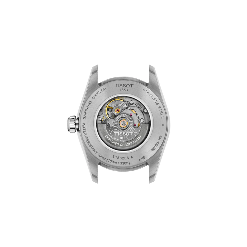 Vue arri&egrave;re du bo&icirc;tier de la montre Tissot Ballade 30mm
