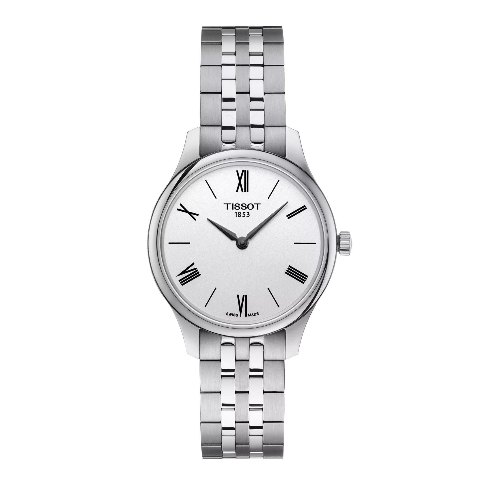 Front view of the watch Tissot Tradition 5.5 Lady (31.00)