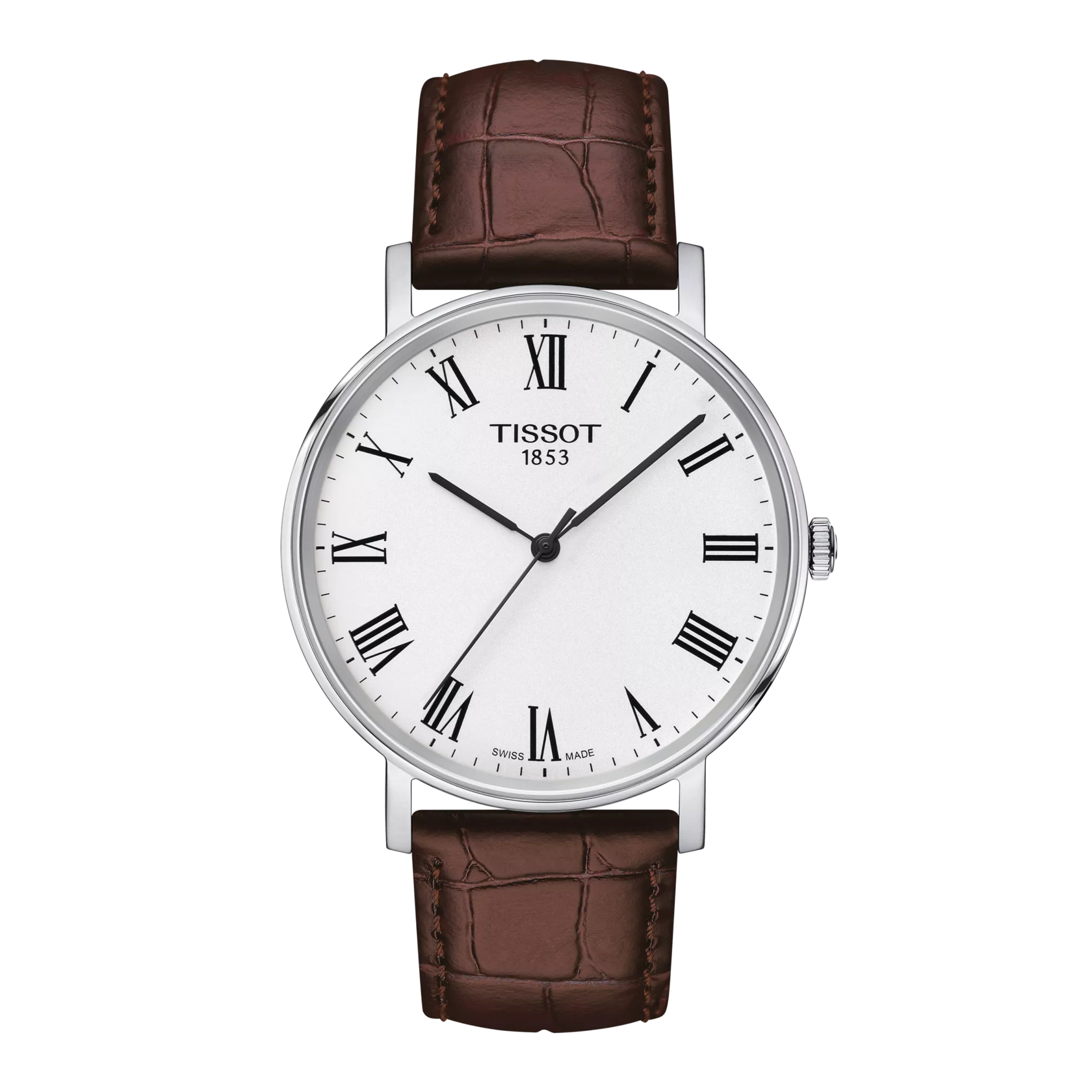 Front view of the watch Tissot Everytime 38mm