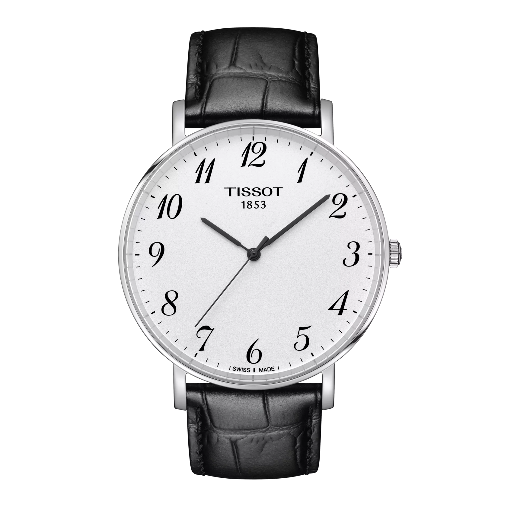 Front view of the watch Tissot Everytime Large