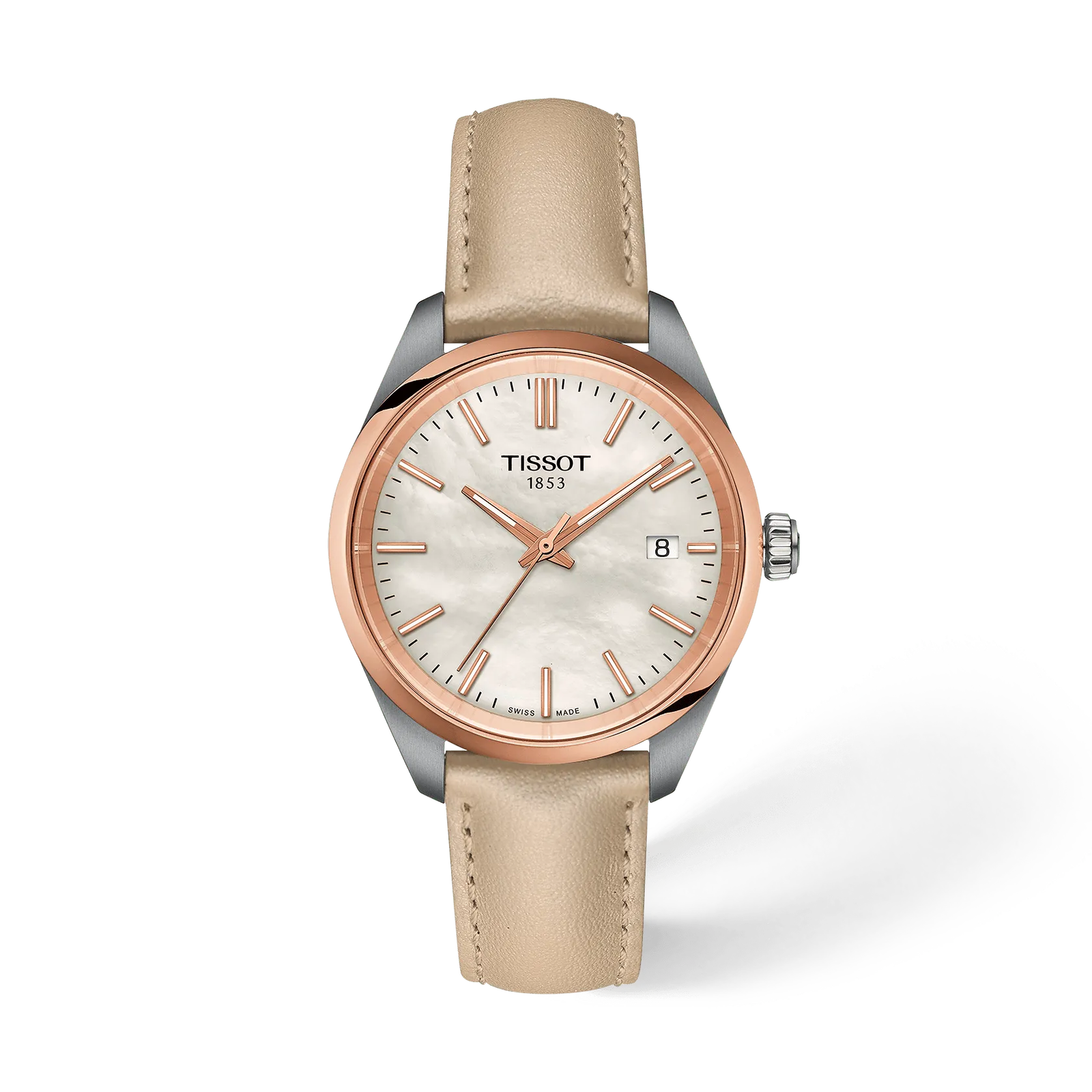 White mother-of-pearl